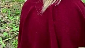 Dude this perfect college blonde olivia bay finally let me grope her huge natural titties outdoors