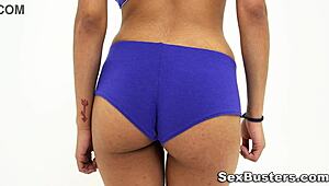 ever checked out khalifas juicy ebony teen ass shaking retro style?