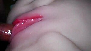 i got my finger and dick stuffed deep in this tight pussy