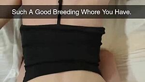 Breed Me Daddy! Ovulating Cheating Milf Wife Begs for Snapchat Creampie Pound!