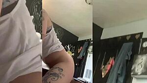 white slut moans black lives matter while black master dominates her with rough doggystyle creampie?