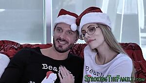 innocent 18+ teen cougar mother-in-law sneaks young facial craving taboo