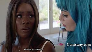 Beyond Breakup! Jewelz Blu Ana Foxx Cunt Squirts Rimjob Wrong!