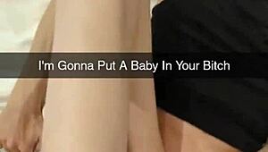 Breed Me Daddy! Ovulating Cheating Milf Wife Begs for Snapchat Creampie Pound!