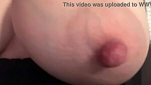 Super Horny Big Tits Italian MILF Artemisia Love Flashes Juicy Nipples Close-Up