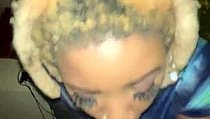 WOW! SUCKING VEGETA'S HUGE BLACK COCK AT FLORIDA BEACH TIL CUMSHOT DEEPTHROAT!