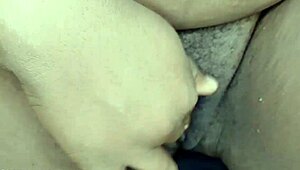 mature chubby latina milf fingers her fat hairy pussy moaning loud