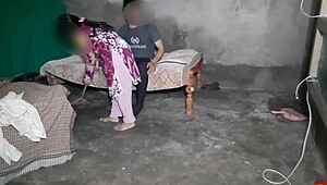 innocent maid secretly pounded hard doggystyle in uniform