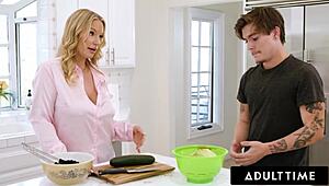 Busty Milf Rachael Cavalli Craves Stepson's Cock After Naked Peek