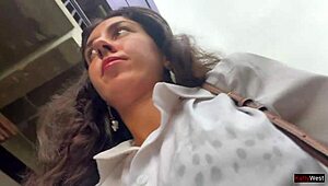 Pizza slice hides cum facial dripping down my chin at cafe table