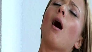 A Big Natural Titty Girl Swallows Hard Cock Cum After Doggystyle