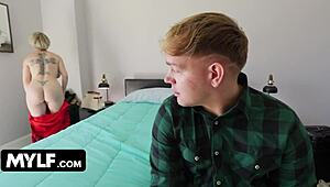 i crave my horny stepmom's huge tits bouncing on my hung cock