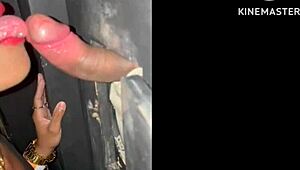 wife sucks multiple cocks in car cabin while horny crowd watches