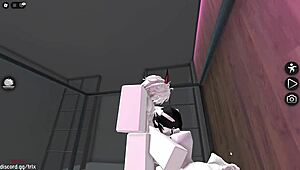 i pound my italian girlfriend's tight pussy during roblox