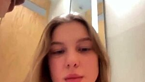 bbw newbie fingers her fat pussy to orgasm in risky public close-up