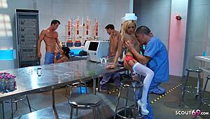 yo check this cosplay parody, three hot german teens gangbanged by huge cocks