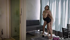 cheating on my wife with kimora quin's hot neighbor ass, deepthroat and rough scandal