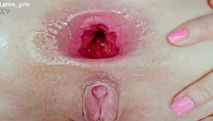 Fit Latina takes BBC anal during workout, gaping creampie and piss finish?