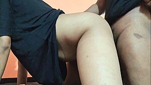 whoa, sharing my bed with stepbrother leads to his fat cock pounding my tight pussy!