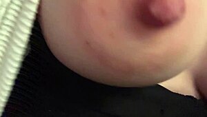 Super Horny Big Tits Italian MILF Artemisia Love Flashes Juicy Nipples Close-Up