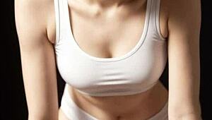 ai girls model cute lingerie panties and barefoot poses