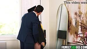 step mom's heartbroken watching step dad drill petite step daughter