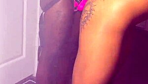 Ebony Lesbians Renity Love And Majesty Nasty Strapon Play