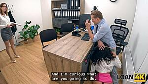 loan4k boss slut fucks manager on desk
