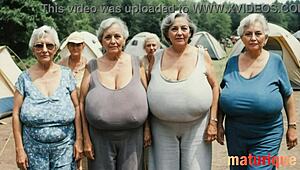 oh man, these vintage grannies in lingerie make my fat cock throb hard