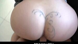 anna nicole west's big tits bounce as stepson drills her deep