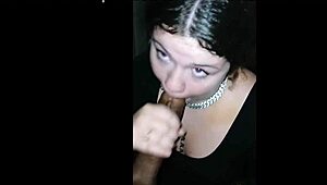 Young Babe Devours Huge Cock for Epic Facial