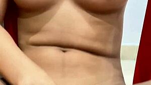 young latina babe flaunts rich curves till wild orgasm