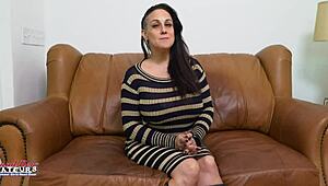 Brunette Kali Ryder explores toy sensations building to her peak release