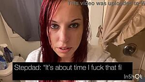 Karma confesses deeply then fully submits to stepdad