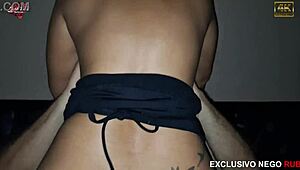 Corno watches stud destroy big ass wife with monster black cock outdoors.