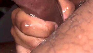 Chubby Bitch Gulps Daddy's Fat Cock Cum