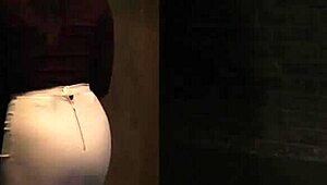 Madame washes shaves handcuffed lesbian slave smooth