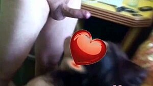 LECHE FLOWS Slow Motion on Wife's Gangbang!