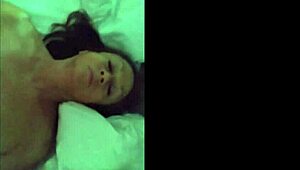 mature milf candi annie wakes up, spreads legs for pov cock pounding and cum swallow gulp