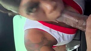 pov cheerleader milf ebony big black cock cumshot facials compilation?