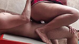Damn, Alumna's Fat Ass Rides Professor's Cock Hard in Classroom Fuck Fest!