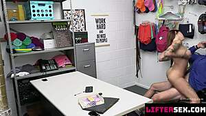 strip club dancer anna chambers caught stealing now fucked hard at work