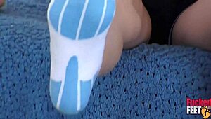 philly jhon can't stop licking jeanie marie sullivan's sweaty socks all day long