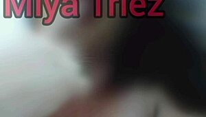 Miya triez humiliates cuckold hubby with dirty whore talk pov fucking