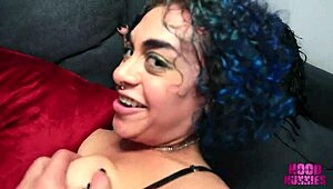 Her tight latina holes stretched by massive bbc deepthroat gagging