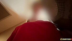 Johntronx Ravishes Curvy Chinese Maid in Hong Kong Doggystyle Creampie Finish