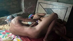 hot indian sister-in-law seduces step-brother-in-law for steamy bathroom sex