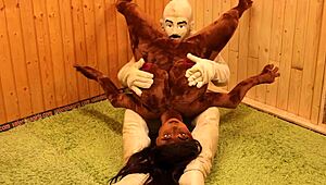 Blonde fuck dolls Catalina Valentina and Marsalina take turns anal pounded by Valentino