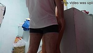 tremendous latina stepmom's curvy body gets fucked hard when dad is away