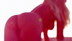 marry queen teases her big natural tits nude like the dream babe she is